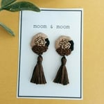 Tassel  ビーズ 刺繍 ピアス / イヤリング