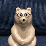 «再販»しろくま貯金箱用メガネ（シルバー）