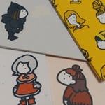 ポストカード　「黄色いあの子」