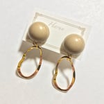 Harun♡大ぶりビーズピアス♡イヤリング可
