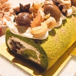 【和スイーツ】抹茶ロール 24cm