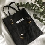 【muguet】リネン手刺繍トート