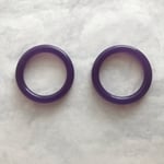クリアパープル アクリルビックフープ