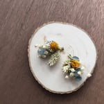 ヒメひまわりかすみ草♡ピアス/イヤリング