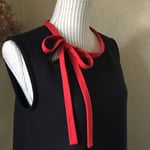 リボン ジャンパースカート(黒×赤)お値下げしました！