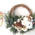 クリスマスのハーフリース＊white