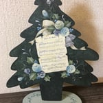 【guest-471b7092様オーダー品】  ブルーローズのクリスマスツリー