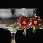 再販：「椿」の ピアス ／ イヤリング