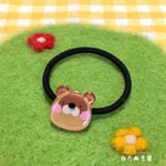 おとぼけたぬきさんのヘアゴム
