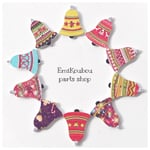 19㎜×24㎜ ウッドボタン❤︎ベル❤︎10pcs-112