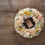 パステルカラーのリース sale