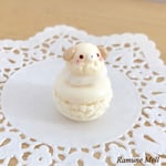 B品＊小さなわんちゃんのマカロンチェアー/置き物