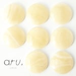  [S1810-18-i]【8個】 高品質カボション 樹脂デコパーツ アイボリー オフホワイト 白