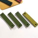 10個 レザーパーツ　カーキ