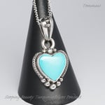 【momoshika様オーダーメイド】スリーピングビューティーターコイズ シルバーペンダントトップ Sleeping Beauty turquoise