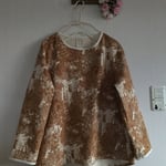   北欧調バニランの肩落ちプルオーバー
