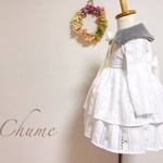 P様専用天使ドレスとファーティペット