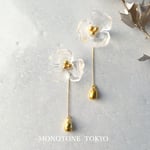 氷の花の朝ピアス＆イヤリング