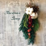 キラキラ星の小さなクリスマススワッグ