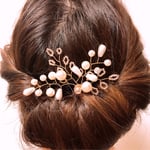 【送料無料】オールシーズン＊ナチュラルリーフモチーフヘアピン＋お揃いピアス