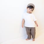 こども、カフェオレいろリネン、デイリーパンツ