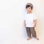 こども、 きなりダブルガーゼ、ドルマンスリーブプルオーバー