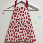 80-90 🍓いちごのエプロン  子供 キッズ
