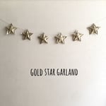 【2018再販】ゴールド☆スターガーランド星大6個