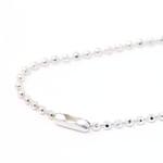 シルバー925製 カットボールチェーンネックレス(幅1.5mm) ※長さ自由