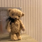 薄茶色ビスコースのミニチュアbear
