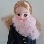 リカちゃん ブライス ファーマフラー ピンク