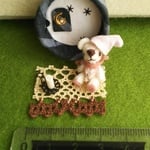 ペットボトルキャップ・ベア（おやすみ前のくまちゃん）