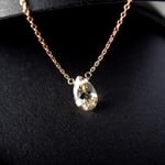 14kgf＊シトリン　ファセットカット　ネックレス