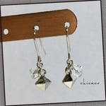 SWAROVSKIスタッズピアス／イヤリング silver