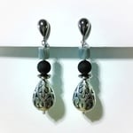 専用ページ　クールな大ぶりアンティーク風ドロップイヤリング