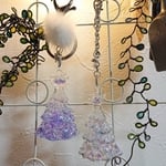 ガラスのドレス　雪のプリンセス　チャームキーホルダー付き