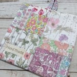【sale】リバティパッチ＊正方形グラタンマット＊ピンク