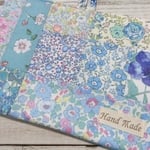【sale】リバティパッチ＊長方形グラタンマット＊ブルー