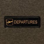 刺繍ワッペン　エアポートシリーズ　DEPARTURES　出発