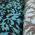 送料込み 花柄 スムースニット広巾 2m