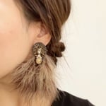 ビジューマラボーファーピアス