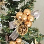 ツリーにさすだけ 簡単 クリスマスブーケ　オーナメント（１セット５個）　R&y C1