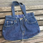 最終値下げいたします。　デニムリメイクバック