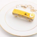 【受注製作】ハニーレモンケーキのバレッタ