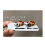 ミニチュアフード★いちごのチョコマフィンセット☆