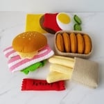 ハンバーガーセット(ベーコン)