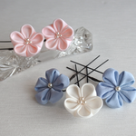 【 2様 オーダーメイド作品　Uピン小花５本セット 】売約済み