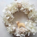 雪原のこひつじリース