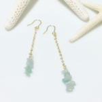 アマゾナイト♡ゆれるピアス