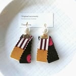 "彩りで遊びをプラス…"　パール×モードタッセルピアス／イヤリング